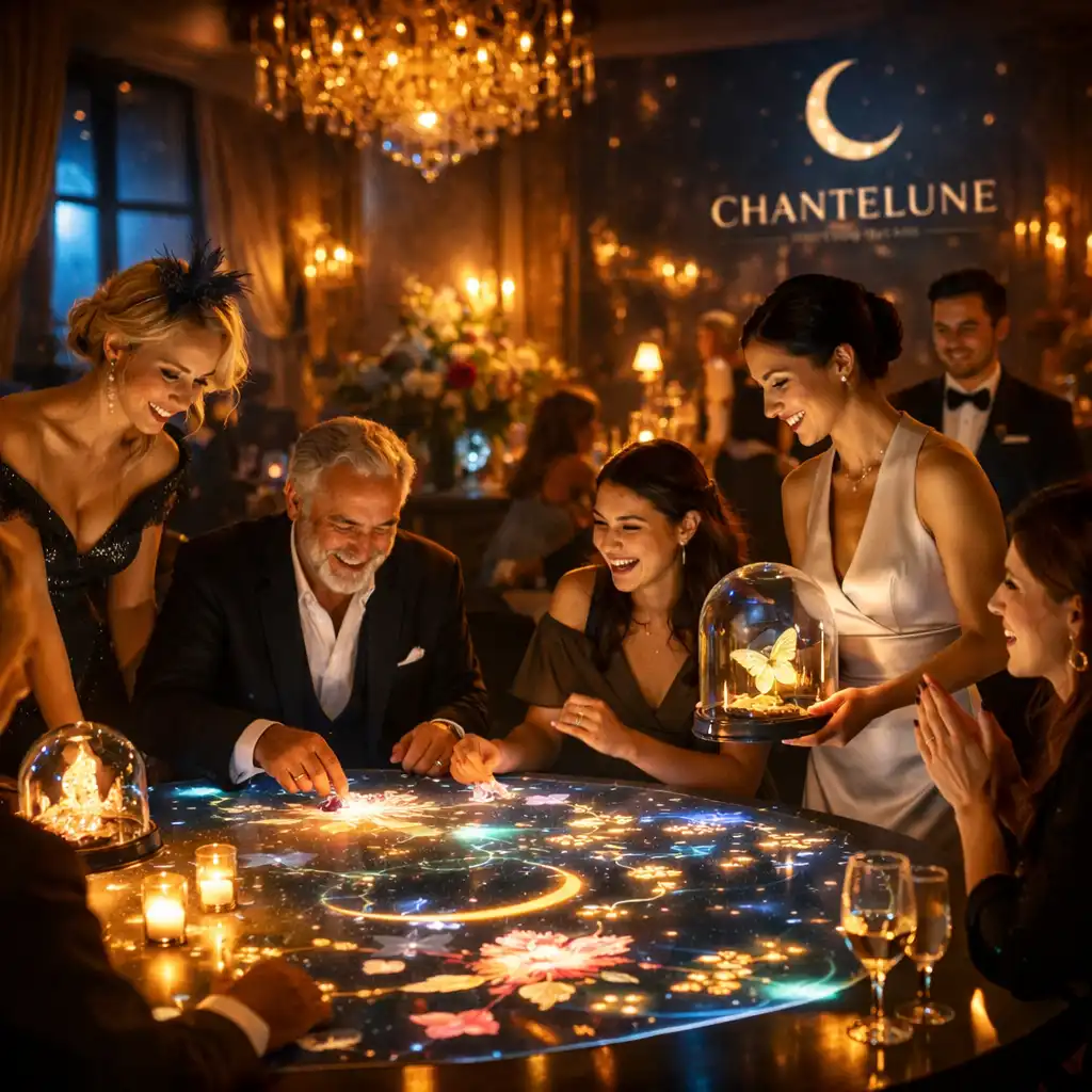 Animation immersive et élégante lors d’un événement Chantelune